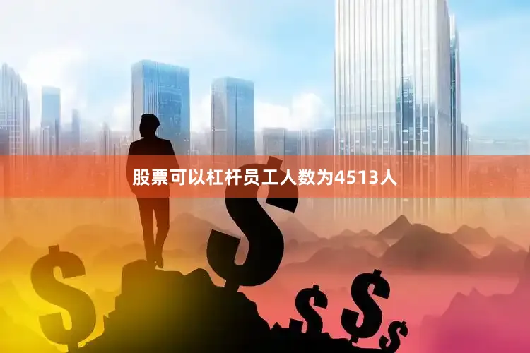 股票可以杠杆员工人数为4513人