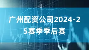 广州配资公司2024-25赛季季后赛